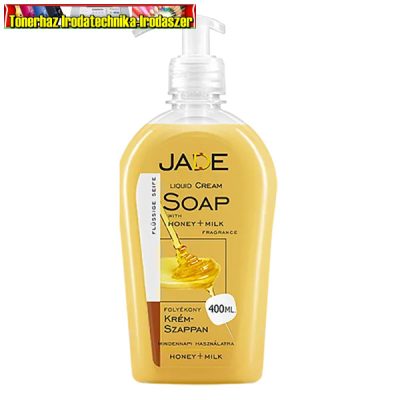Jade folyékony krémszappan pumpás 400ml Honey+Milk