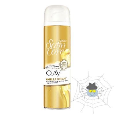 GILLETTE Satin Care Vanilla Dream Női borotvazselé - 200 ml