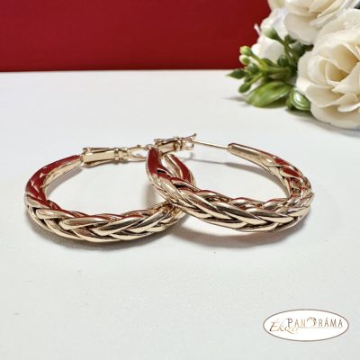  18K Gold Filled karika fülbevaló - Szofi 30