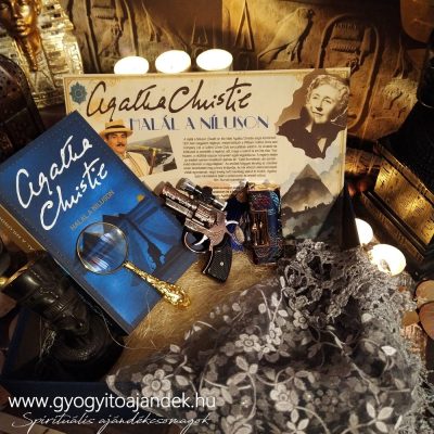 Agatha Christie - Halál a Níluson ajándékcsomag könyvvel