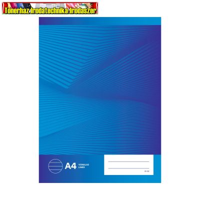 Füzet 81-32 vonalas A/4 32lap BS