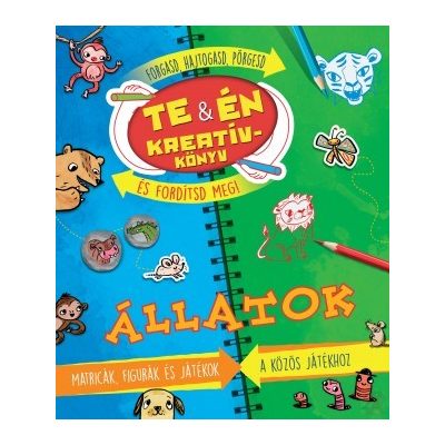 TE & ÉN KREATÍVKÖNYV – ÁLLATOK