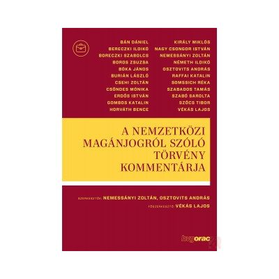 A NEMZETKÖZI MAGÁNJOGRÓL SZÓLÓ TÖRVÉNY KOMMENTÁRJA