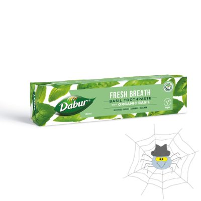 Dabur herbal bazsalikomos fogkrém organikus összetevővel - 100 ml