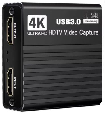 4K HDMI Video Capture grabber kártya USB 3.0 Ultra HD Élő Streaminghez digitalizáló