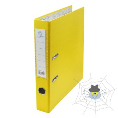 Bluering emelőkaros iratrendező - A4 - 5 cm - citromsárga