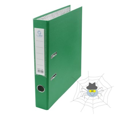 Bluering emelőkaros iratrendező - A4 - 5 cm - zöld