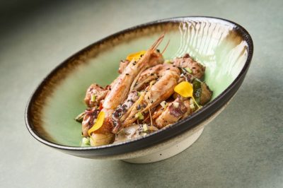 Garum Gourmet erdei mohazöld reaktív mázas 22 cm-es mélytányér