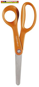 Olló, iskolai, 13 cm, FISKARS First, narancssárga ( 1005156)