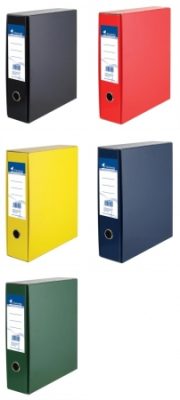 Victoria Tokos iratrendező, 75 mm, A4, karton,színes