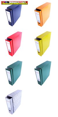 Fortuna Tokos iratrendező, 75 mm, A4, karton,színes