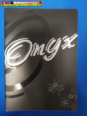 Füzet, tűzött, A5, kockás, 40 lap, Onyx Fashion (A/5) (27-40, 27-32)