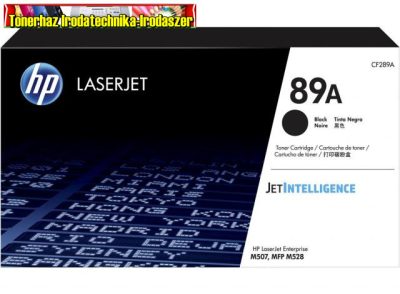 HP CF289A EREDETI TONER BLACK 5.000 OLDAL KAPACITÁS NO.89A