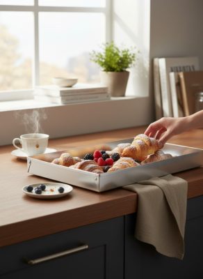 Alumínium tepsi 34x22.5x3.5cm