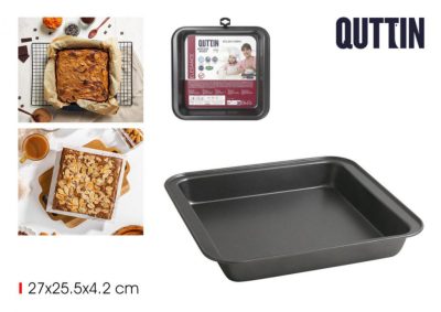Quttin tapadásmentes sütőtepsi – 27×25,5×4,2 cm, 0,5 mm vastag