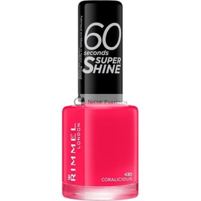 Rimmel London 60 Seconds Super Shine Körömlakk 430 Coralicious, 8ml