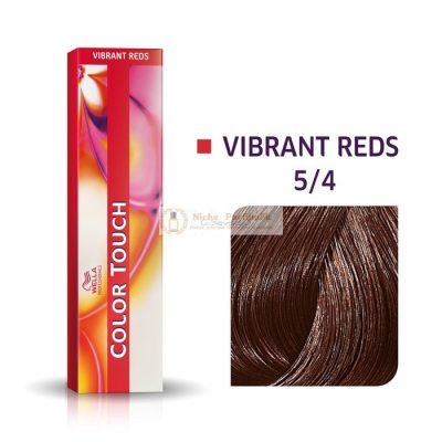 Wella Professionals Color Touch Vibrant Reds professzionális demi-permanent hajszín többdimenziós hatással 5/4 60 ml