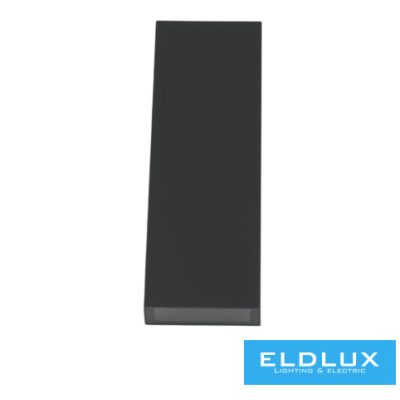 UNIVERSO Fali lámpa LED 8w 734lm CCT.kap IP65 Fekete 85x250x31mm