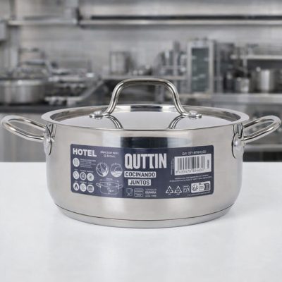 Quttin Hotel lábas fedővel 2,5 literes 20 cm-es átmérőjű indukciós - Spanyol edény