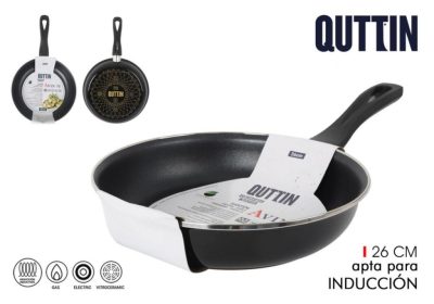 Quttin Avin 26 cm-es tapadásmentes serpenyő – indukciós, olajszegény sütéshez