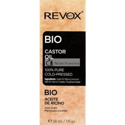 Revox Bio Ricinusolaj 100%-ban Tiszta Szemöldök, Szempilla, Bőr és Haj 30ml