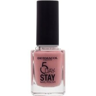 Dermacol 5 Napos Tartósságú Körömlakk, 59 Sellőfehér, 11 ml