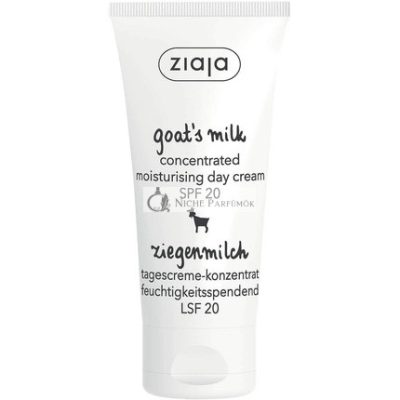 Ziaja Kecsketej Koncentrált Hidratáló Nappali Krém SPF 20, 50ml