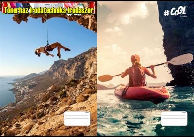 Füzet, tűzött, A4, kockás, 32 lap, COOL BY VICTORIA, Nature sport 87-32