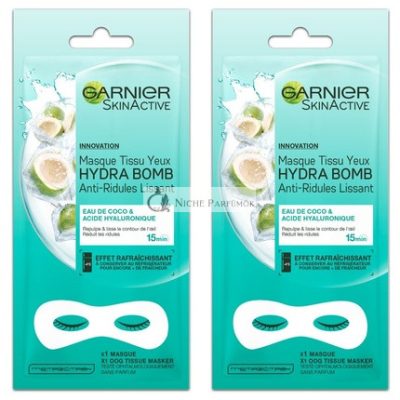 Garnier Skinactive Arcpakolás Szemmaszk - Kókusz és Hialuronsav