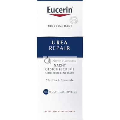 Eucerin Urea Repair 5% Éjszakai Arckrém, 50 ml