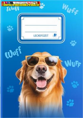 Füzet, A5, leckefüzet (A/5) ICO Süni, kutyás
