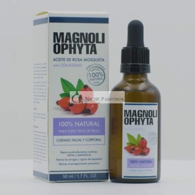 Magnoliophyta Rózsafaolaj Kollagénnel Test- és Arcápoló Olaj Minden Bőrtípusra, 50 ml