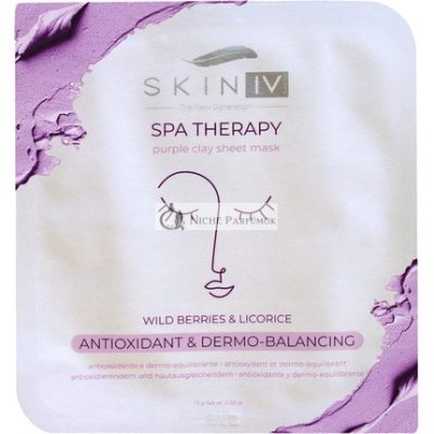 Skin IV Koreai Bőrápolás Antioxidáns & Dermo-Balancing Lila Agyagos Arcpakolás 15g