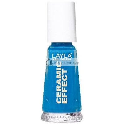Layla Cosmetics 1243R23-038 Kerámia Hatású Körömlakk Aquamarine, 10 ml