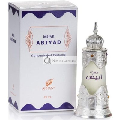 Musk Abiyad by Afnan Parfüm Koncentrált Olaj, 20 ml