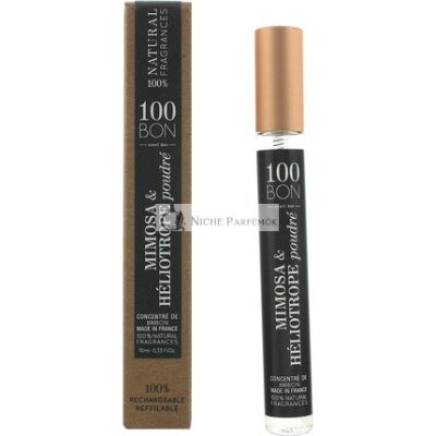 100 Bon Mimóza és Heliotrop Központosított Por Eau de Parfum Spray, 10 ml