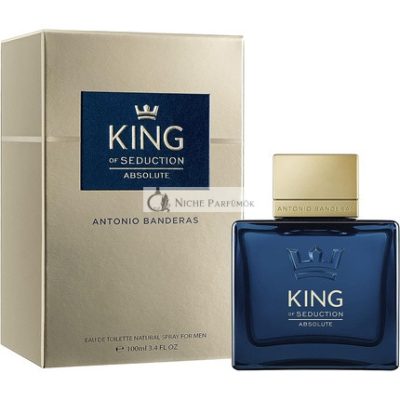 Antonio Banderas King of Seduction Absolute Eau de Toilette Férfiaknak, 100ml