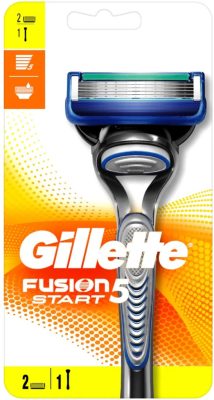 Gillette borotvakészülék Fusion Start + 2 betét (6/karton)