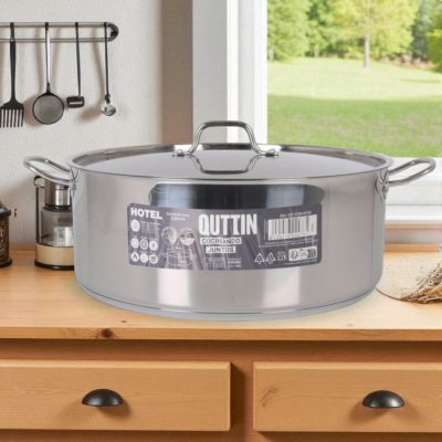 Quttin Hotel lábas fedővel 14 literes 36 cm-es átmérőjű indukciós - Spanyol edény