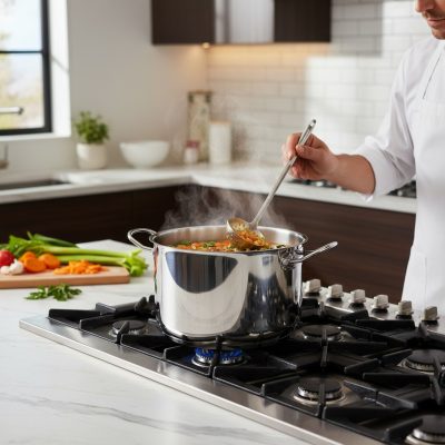 Quttin Hotel magas lábas fedővel 7,5 literes 26 cm-es átmérőjű indukciós - Spanyol edény