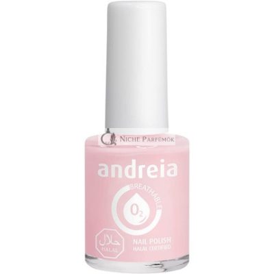 Andreia Halal Lélegző Körömlakk Glossy Vegan és Állatkísérlet-mentes, 10.5ml Tej Pink