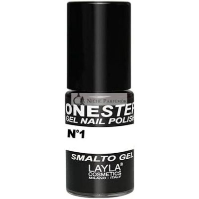 LAYLA COSMETICS One Step Gel Körömlakk 100% Fehér Szám 1