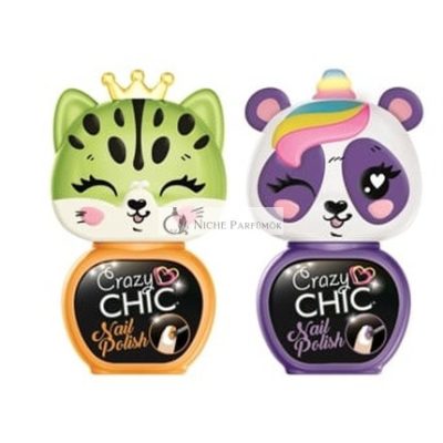 Crazy Chic Aranyos Állatok Körömlakk - Lila és Narancs