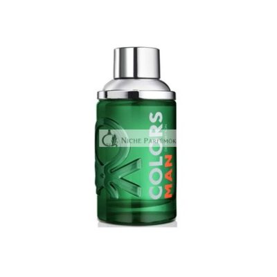 Benetton Colors Man Green Eau De Toilette Spray Férfiaknak, 60ml