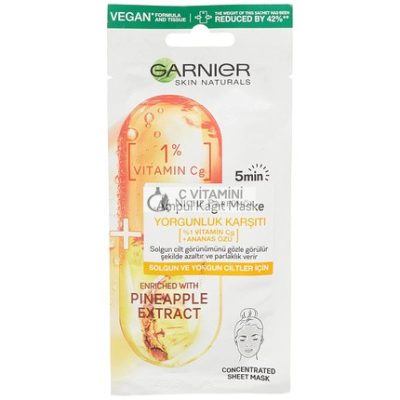 Garnier C-vitaminos, fáradtság elleni arcpakolás