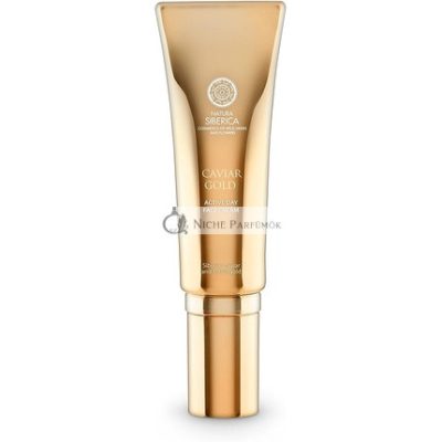 Napkrém Magas Hatékonyságú Kaviár Aranynal Vad Gyógynövényekkel és Virágokkal Szibériából, 30ml