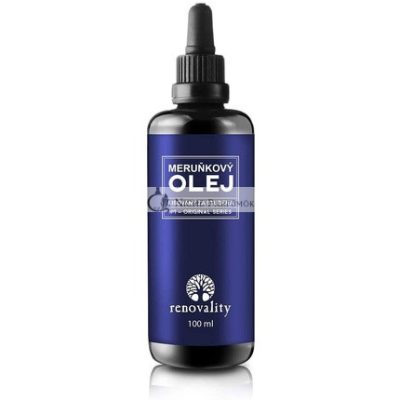 Hidegen sajtolt Barackolaj 100ml Pipettával Renovality - Cseh Köztársaság