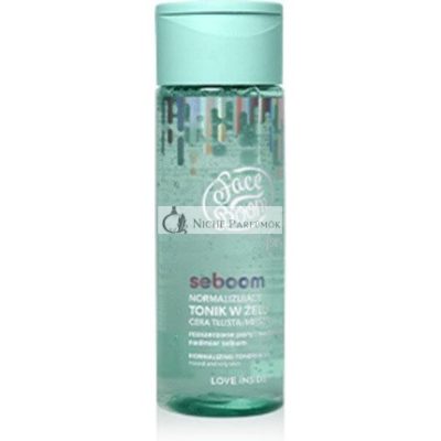 FaceBoom Seboom Normalizáló Arcgél Tonic Olajos Kombinált Bőrre, 200ml