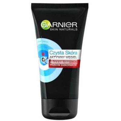 Garnier Pure Skin Aktivált Szén Hámlasztó Maszk Fekete Pattanások Ellen, 50ml