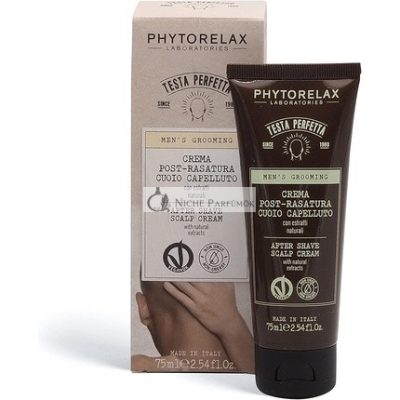 Phytorelax Laboratories Tökéletes Fejkezelés Férfiaknak Borotválkozás Utáni Fejbőr Krém 75ml